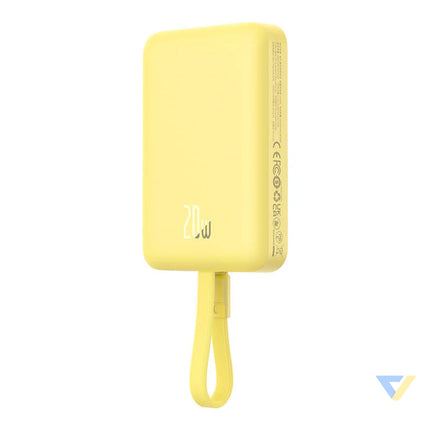 Powerbank Baseus Magnetic Mini 10000mAh USB C 20W MagSafe (yellow) Powerbanks