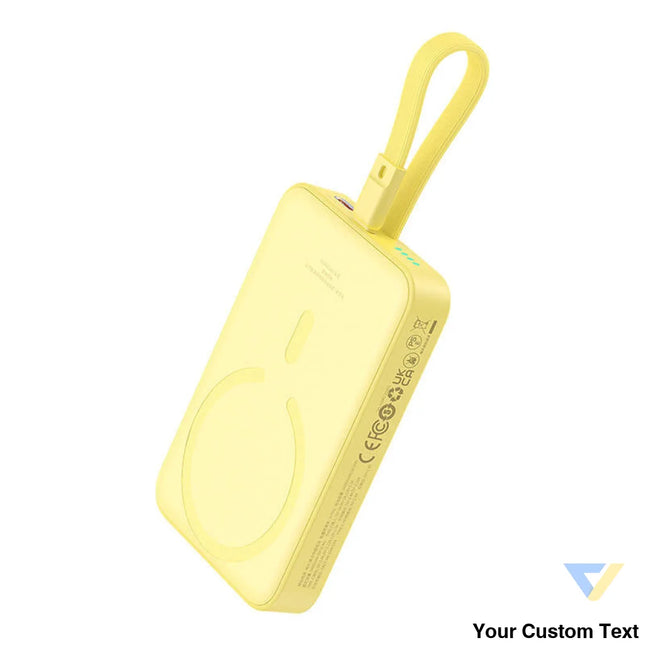 Powerbank Baseus Magnetic Mini 10000mAh USB C 20W MagSafe (yellow) Powerbanks