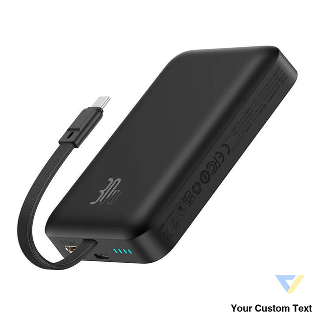 Powerbank Baseus Magnetic Mini 10000mAh USB C 30W MagSafe (black) Powerbanks