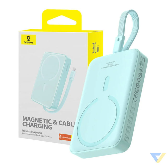 Powerbank Baseus Magnetic Mini 10000mAh USB C 30W MagSafe (blue) Powerbanks