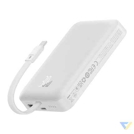 Powerbank Baseus Magnetic Mini 10000mAh USB C 30W MagSafe (white) Powerbanks