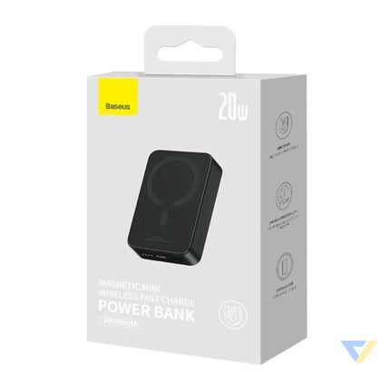 Powerbank Baseus Magnetic Mini 20000mAh USB C 20W MagSafe (black) Powerbanks