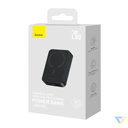 Powerbank Baseus Magnetic Mini 20000mAh USB C 20W MagSafe (black) Powerbanks