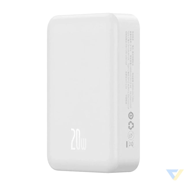 Powerbank Baseus Magnetic Mini 20000mAh USB C 20W MagSafe (white) Powerbanks