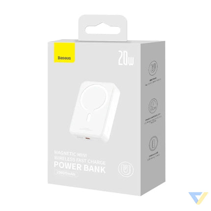 Powerbank Baseus Magnetic Mini 20000mAh USB C 20W MagSafe (white) Powerbanks