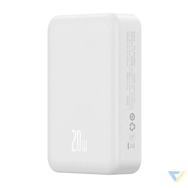 Powerbank Baseus Magnetic Mini 20000mAh USB C 20W MagSafe (white) Powerbanks