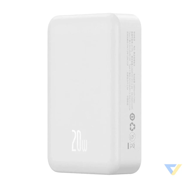 Powerbank Baseus Magnetic Mini 20000mAh USB C 20W MagSafe (white) Powerbanks