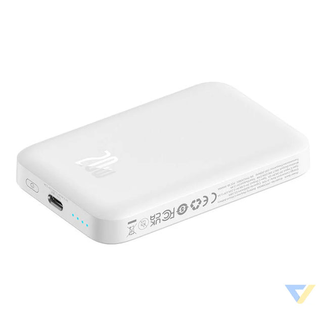 Powerbank Baseus Magnetic Mini 6000mAh 20W MagSafe (white) Powerbanks