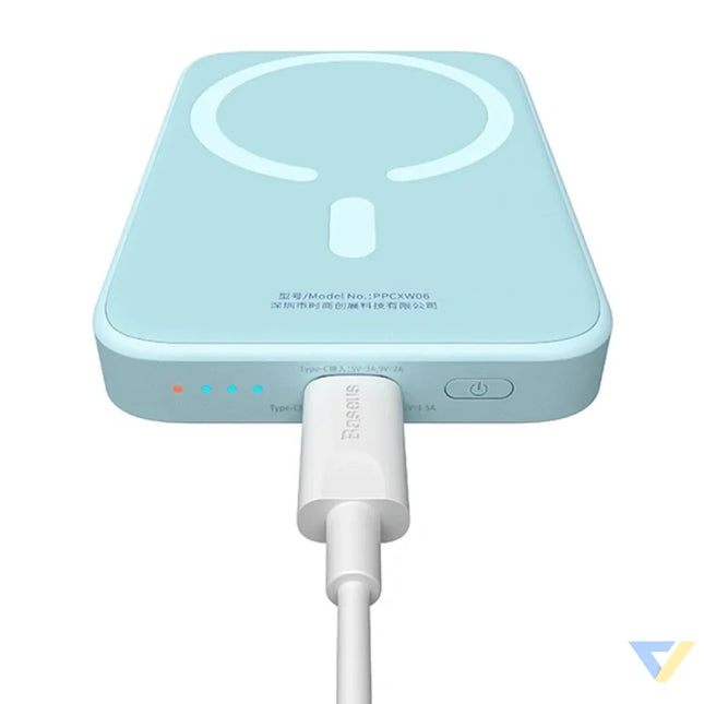 Powerbank Baseus Magnetic Mini 6000mAh USB C 20W MagSafe (blue) Powerbanks