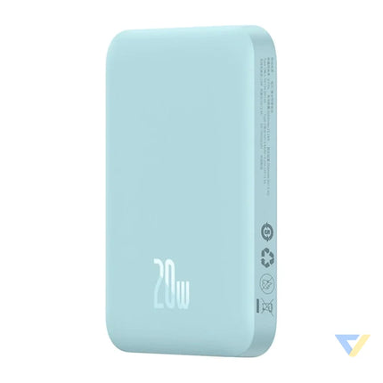 Powerbank Baseus Magnetic Mini 6000mAh USB C 20W MagSafe (blue) Powerbanks
