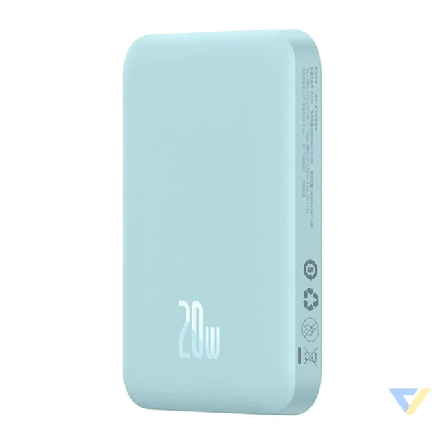 Powerbank Baseus Magnetic Mini 6000mAh USB C 20W MagSafe (blue) Powerbanks