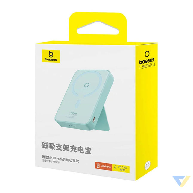 Powerbank Baseus MagPro Magnetic 5000mAh 20W MagSafe (mint) Powerbanks
