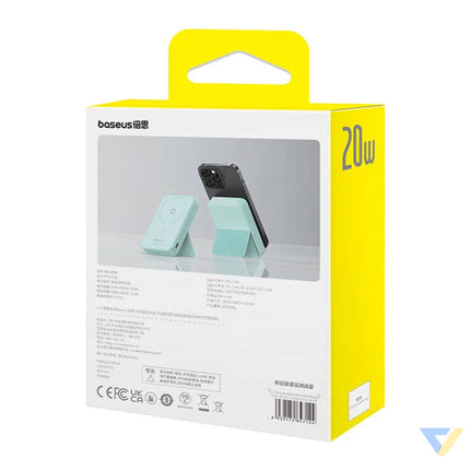 Powerbank Baseus MagPro Magnetic 5000mAh 20W MagSafe (mint) Powerbanks