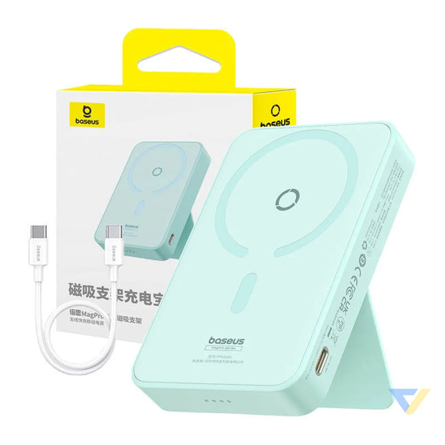 Powerbank Baseus MagPro Magnetic 5000mAh 20W MagSafe (mint) Powerbanks