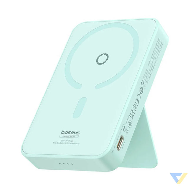 Powerbank Baseus MagPro Magnetic 5000mAh 20W MagSafe (mint) Powerbanks