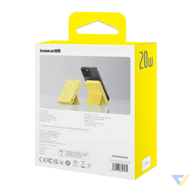 Powerbank Baseus MagPro Magnetic 5000mAh 20W MagSafe (yellow) Powerbanks