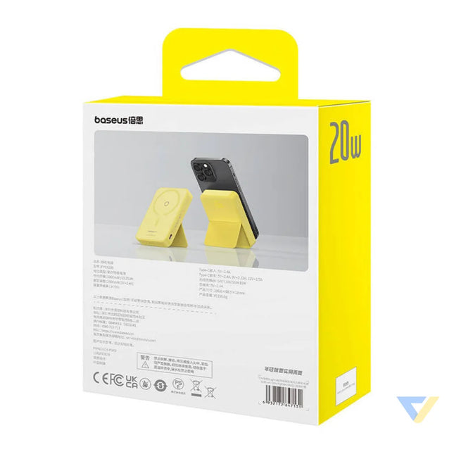 Powerbank Baseus MagPro Magnetic 5000mAh 20W MagSafe (yellow) Powerbanks