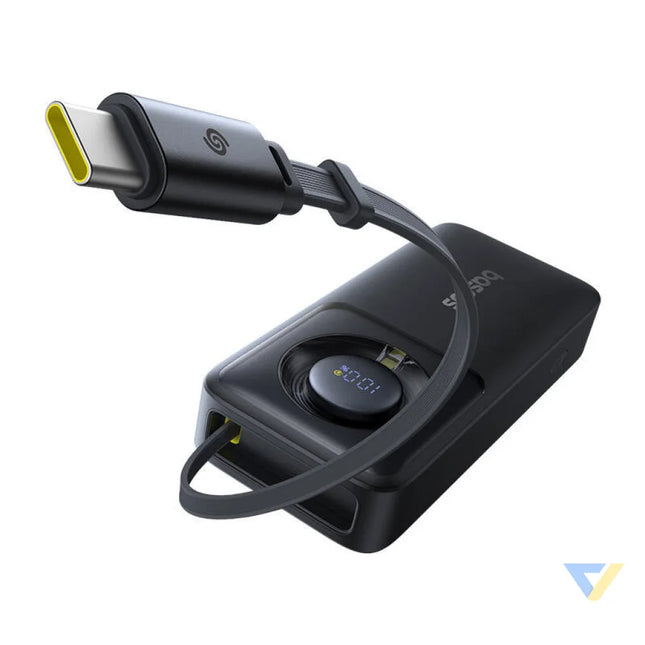 Powerbank Baseus OS Free2Pull 10000mAh 30W + cable (black) Powerbanks