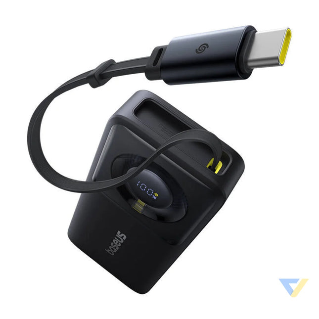 Powerbank Baseus OS Free2Pull 10000mAh 30W + cable (black) Powerbanks