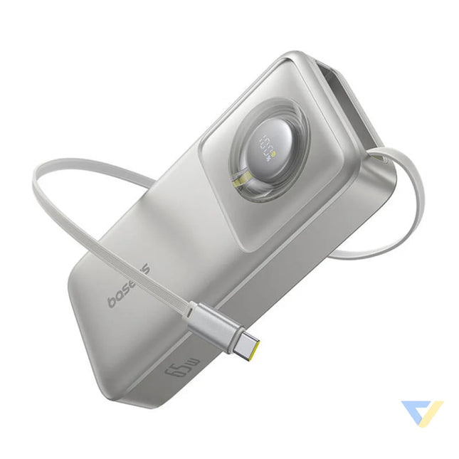 Powerbank Baseus OS Free2Pull 20000mAh 65W + cable (szary) Powerbanks