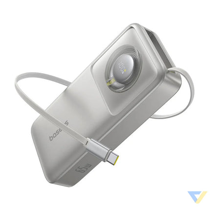 Powerbank Baseus OS Free2Pull 20000mAh 65W + cable (szary) Powerbanks