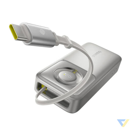 Powerbank Baseus OS Free2Pull 20000mAh 65W + cable (szary) Powerbanks