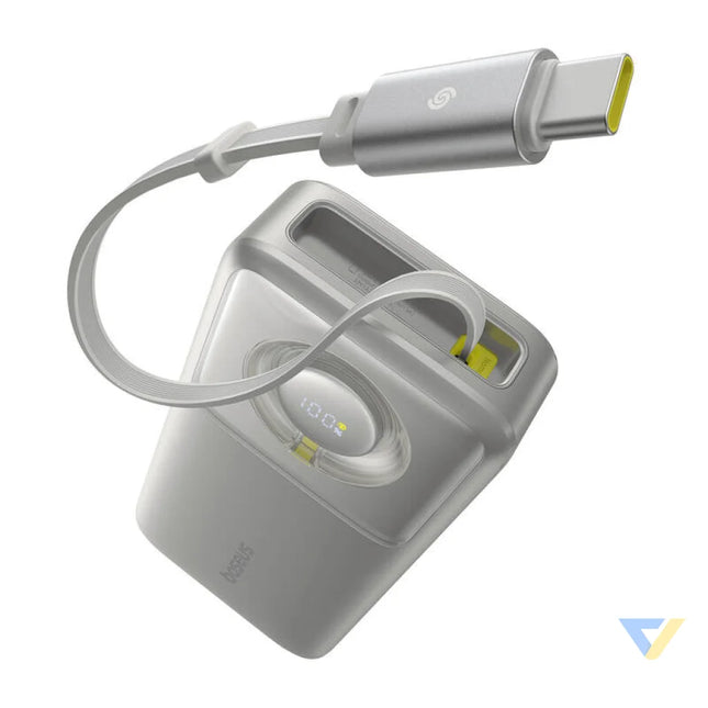 Powerbank Baseus OS Free2Pull 20000mAh 65W + cable (szary) Powerbanks