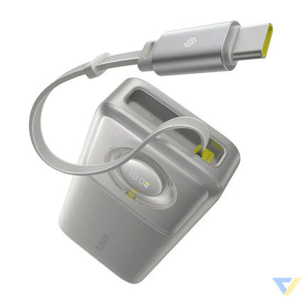 Powerbank Baseus OS Free2Pull 20000mAh 65W + cable (szary) Powerbanks