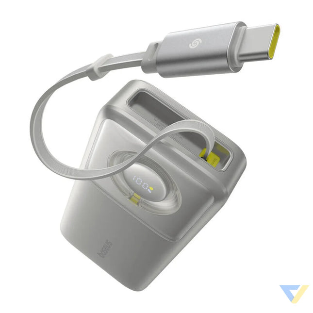 Powerbank Baseus OS Free2Pull 20000mAh 65W + cable (szary) Powerbanks