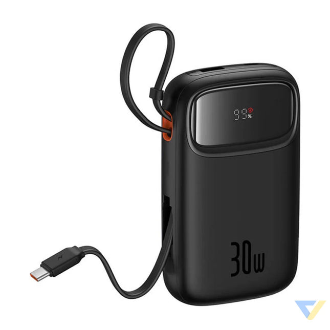 Powerbank Baseus QPow 2 10000mAh 30W 2xUSB C (black) Powerbanks