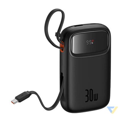 Powerbank Baseus QPow 2 10000mAh 30W 2xUSB C (black) Powerbanks
