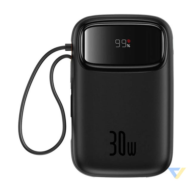 Powerbank Baseus QPow 2 10000mAh 30W 2xUSB C (black) Powerbanks