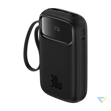Powerbank Baseus QPow 2 10000mAh 30W 2xUSB C (black) Powerbanks