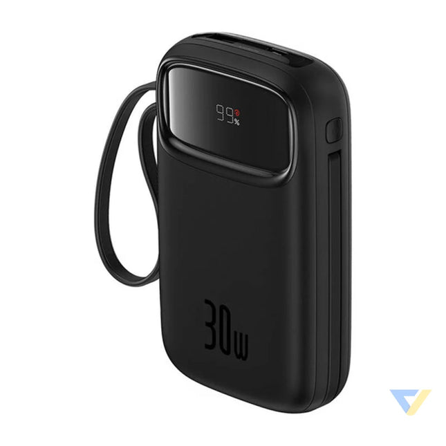 Powerbank Baseus QPow 2 10000mAh 30W 2xUSB C (black) Powerbanks