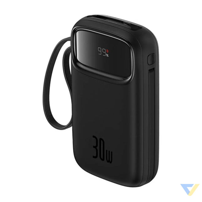 Powerbank Baseus QPow 2 10000mAh 30W 2xUSB C (black) Powerbanks