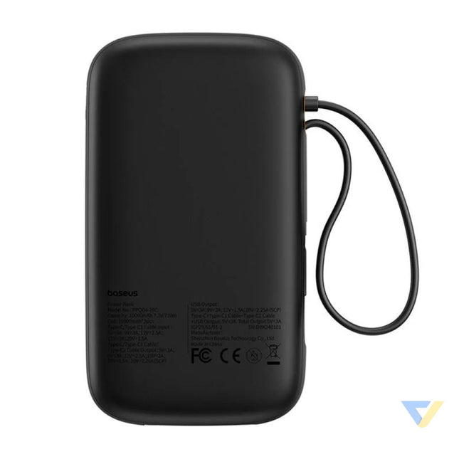 Powerbank Baseus QPow 2 20000mAh 30W 2xUSB C (black) Powerbanks