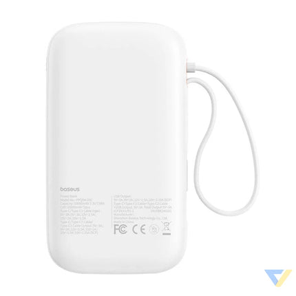 Powerbank Baseus QPow 2 20000mAh 30W 2xUSB C (white) Powerbanks
