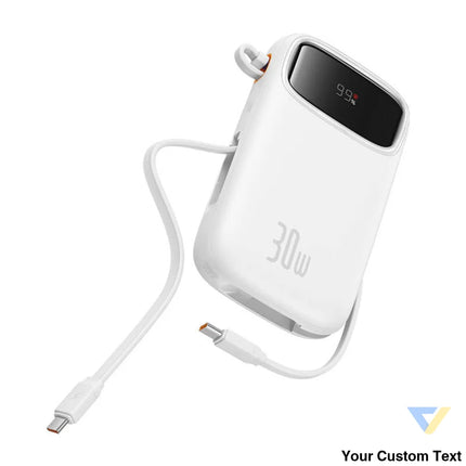 Powerbank Baseus QPow 2 20000mAh 30W 2xUSB C (white) Powerbanks