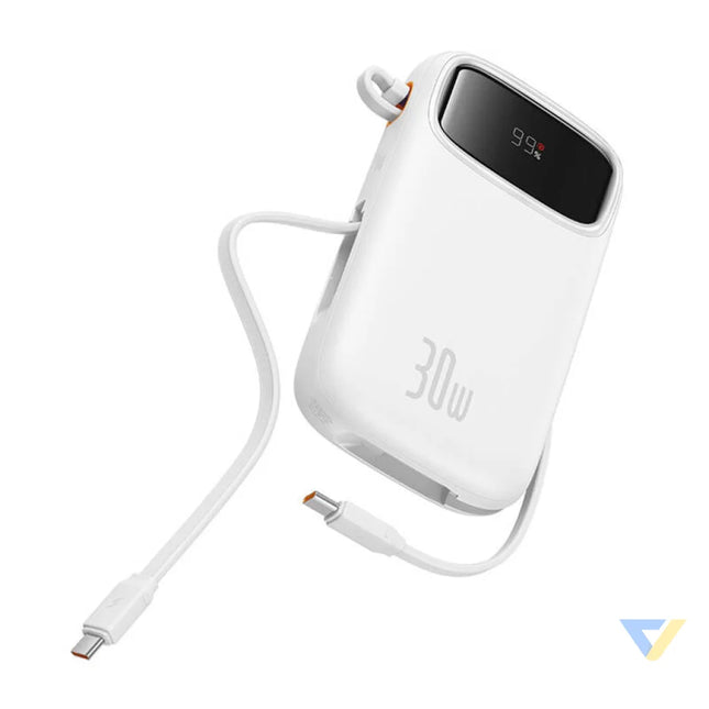 Powerbank Baseus QPow 2 20000mAh 30W 2xUSB C (white) Powerbanks