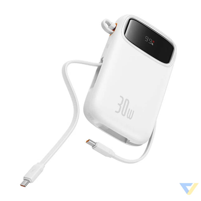 Powerbank Baseus QPow 2 20000mAh 30W 2xUSB C (white) Powerbanks
