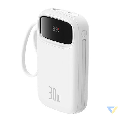 Powerbank Baseus QPow 2 20000mAh 30W 2xUSB C (white) Powerbanks