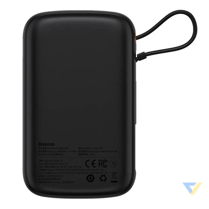 Powerbank Baseus Qpow PRO with cable 10000mAh 22.5W (Black) Powerbanks