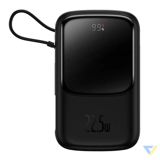 Powerbank Baseus Qpow PRO with cable 10000mAh 22.5W (Black) Powerbanks