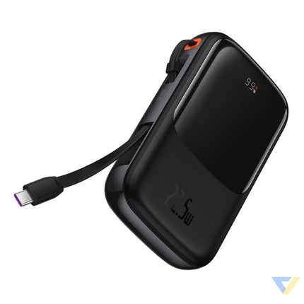 Powerbank Baseus Qpow PRO with cable 10000mAh 22.5W (Black) Powerbanks
