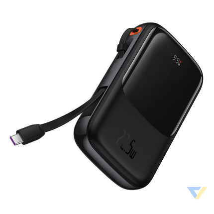 Powerbank Baseus Qpow PRO with cable 10000mAh 22.5W (Black) Powerbanks