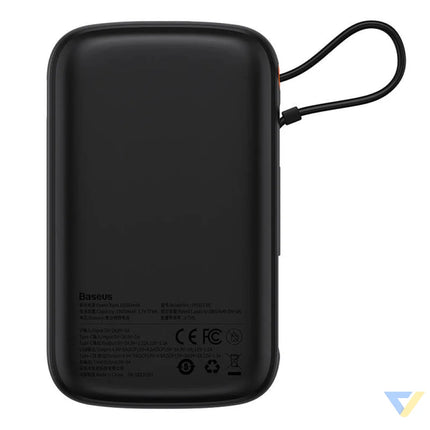 Powerbank Baseus Qpow PRO with cable 10000mAh 22.5W (Black) Powerbanks