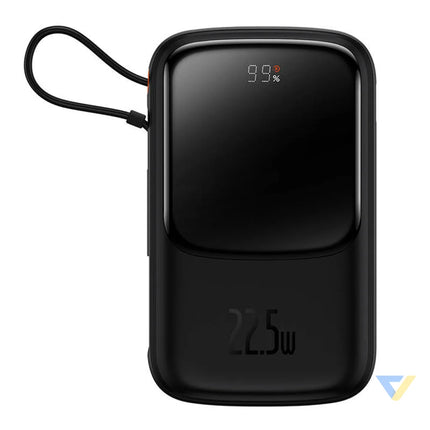 Powerbank Baseus Qpow PRO with cable 10000mAh 22.5W (Black) Powerbanks