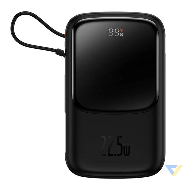 Powerbank Baseus Qpow PRO with cable 10000mAh 22.5W (Black) Powerbanks