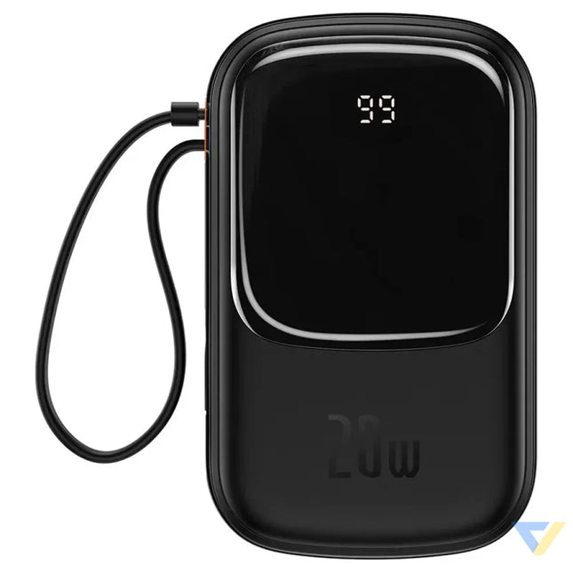 Powerbank Baseus Qpow PRO with Lightning cable USB C port and USB 20000mAh 20W (Black) Powerbanks