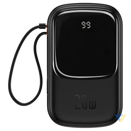 Powerbank Baseus Qpow PRO with Lightning cable USB C port and USB 20000mAh 20W (Black) Powerbanks